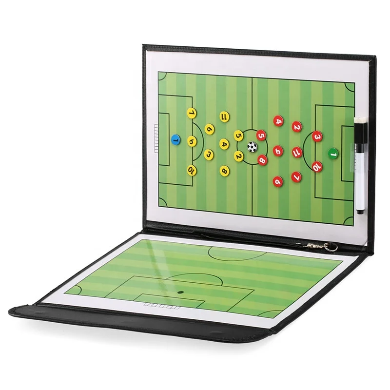 Custom Logo Foldable Portable Magnetic Football coaching Board Soccer tactical Board