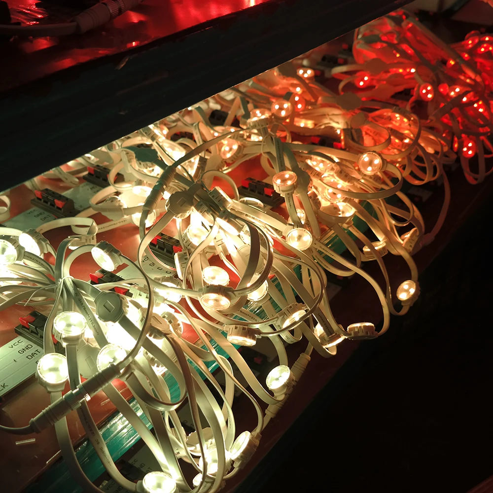 IP68 30mm Smd3535 12V Auto Programmable RGB/RGBW LED Point Lights for Indoor Outdoor Landscape Pixel Lighting for Amusement