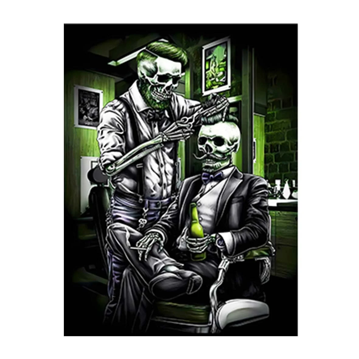 3D Poster Anime 3D Flip Gradient Poster Fantasy Wall Art 3D Lenticular Poster Bedroom Decoration