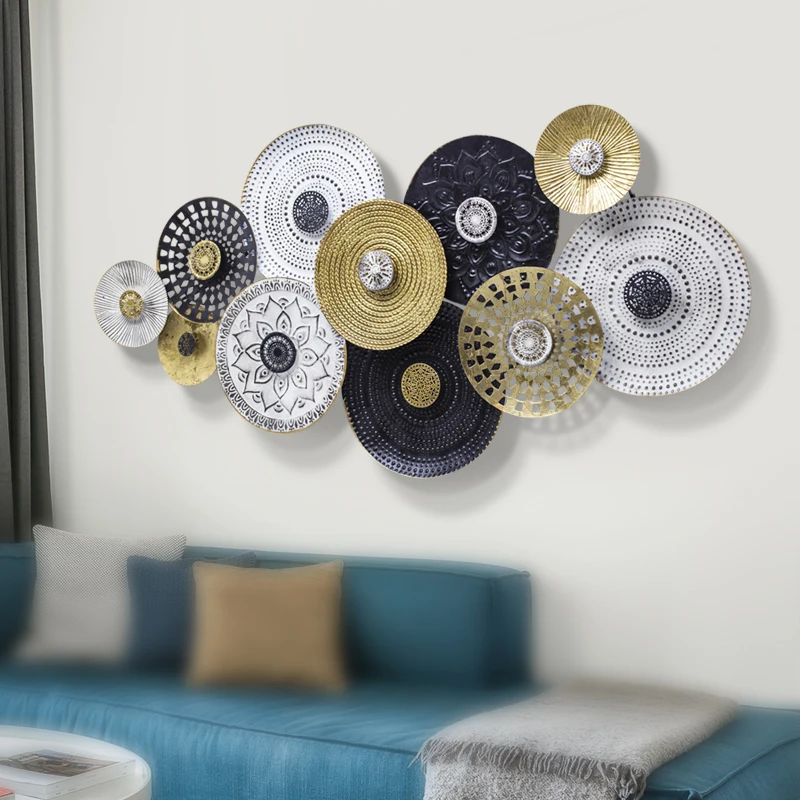 Высококачественный роскошный Декор для дома настенный металлический дизайн украшения