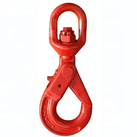 Drop Forged G80 European Swivel Self-locking lifting hook