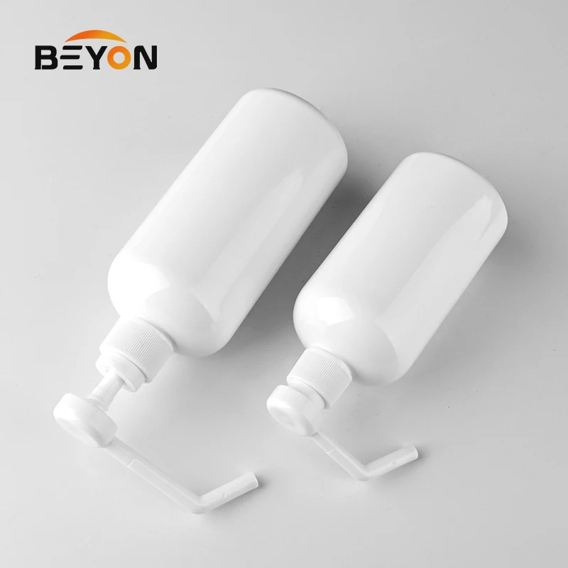 Recycled Pet Cylinder Packaging Cosmetic 500ml Plastic Shampoo Pump Lotion Bottle