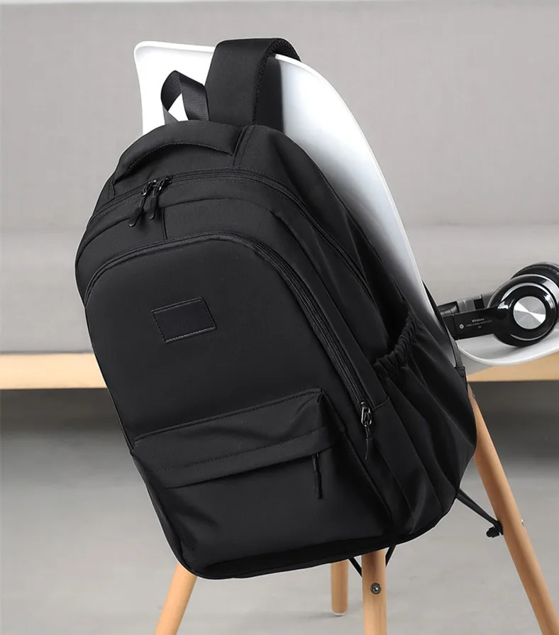 Popular School Large Capacity polyester fabric backpack casual shoulder back bag student backpack fit 14 inch laptop backpack