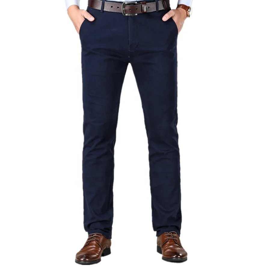 Daily Wear Casual Clothing Pants Solid Chino Pants Slim Mens Wholesale Pantalones De Hombre Men Pants Trousers