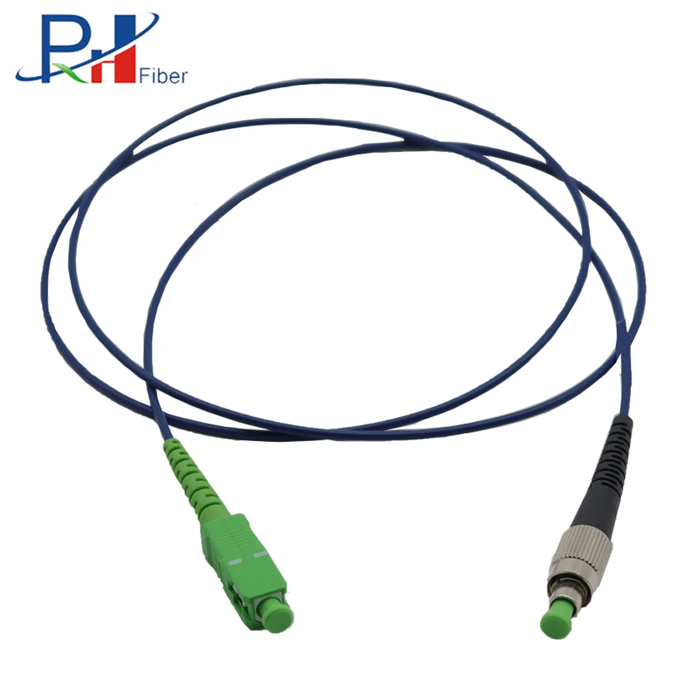 
Outdoor Single Core Cable Single mode 9/125 SC / APC - FC / APC Optical Fiber Patch Cord for Optical Fiber Cross Cabinet 
