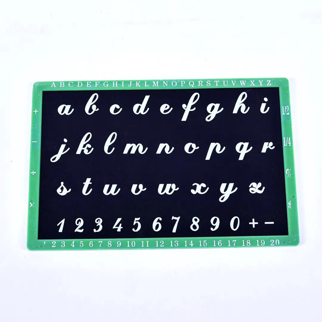 A B C D Mini Chalkboard Blackboard Africa MDF Plastic Ardoise Small Blackboard Chalkboard Slate For Kids