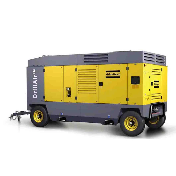 Atlas Copco 1225cfm 25bar Portable diesel Air Compressor for Drilling Rig