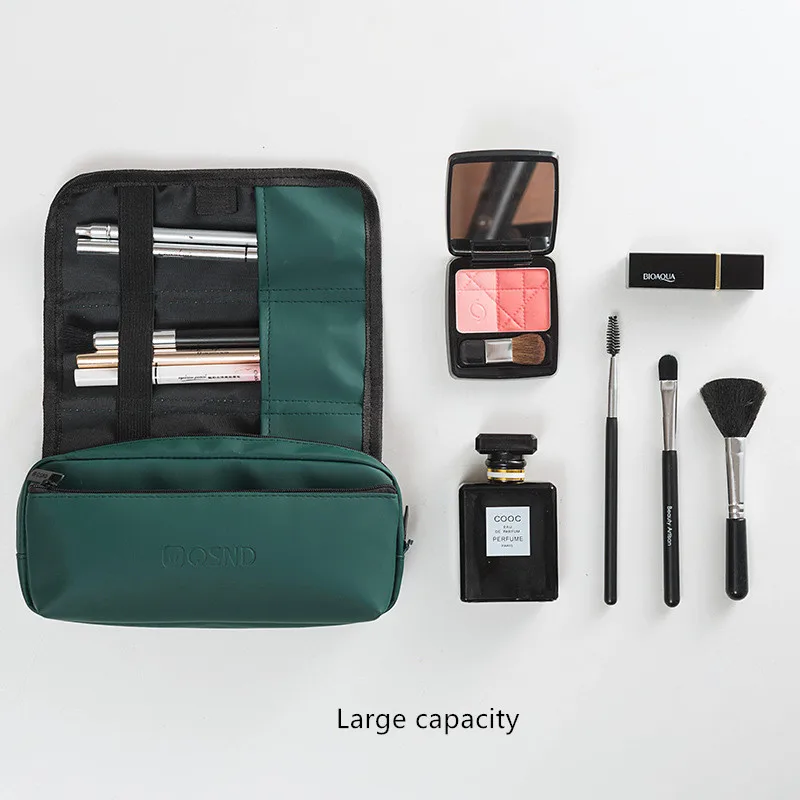 
Hand Carry PU Korean Makeup Bag Travel Large Waterproof Cosmetic Cases 