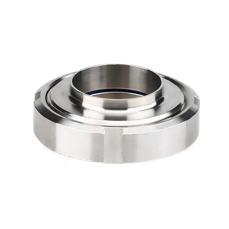 FG 3A DIN Stainless Steel 304 316  German standard welded loose joint health grade round external thread by any loose joint