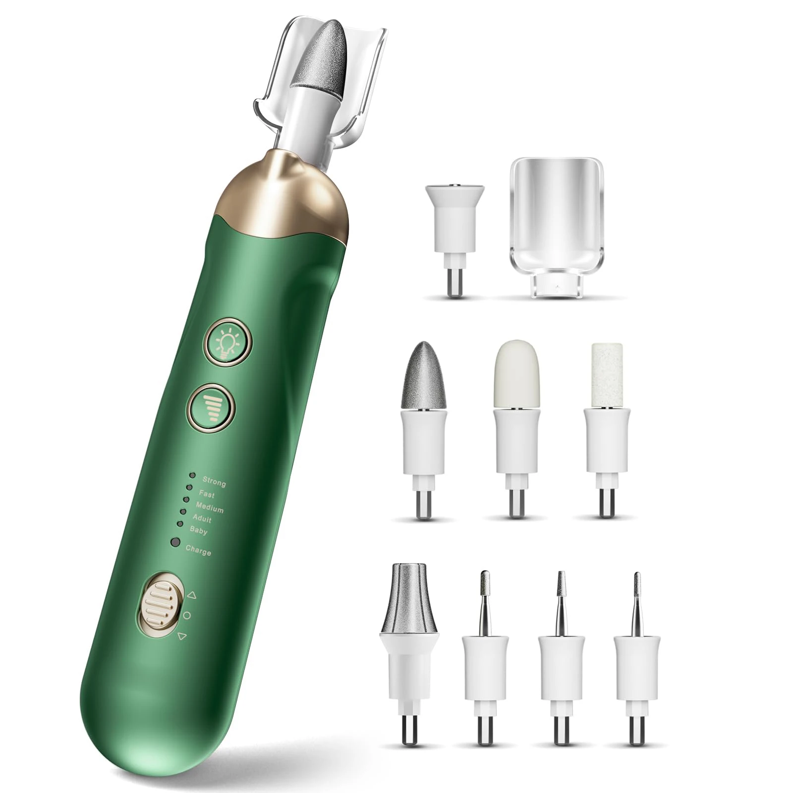 Private Label 8 in 1 Professional Cordless 5 Speeds Electric Nail Drill Machine Manicure Pedicure Kit Electric Nail File Set