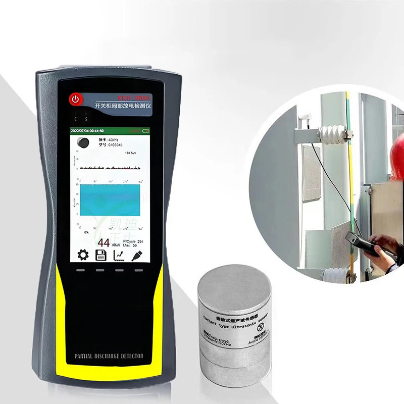 Portable Partial Discharge Detector Cable PD Detecting Analyzer Handheld PD Tester With TEV/UHF Sensor