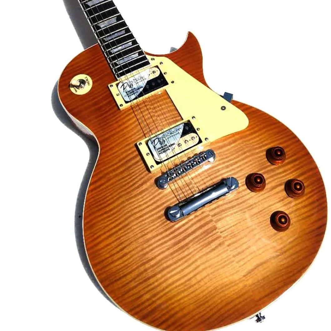 Musoo LP-Style Electric Guitar With Epi ProBucker Pickup,Heads Tuners MADE IN TAIWAN