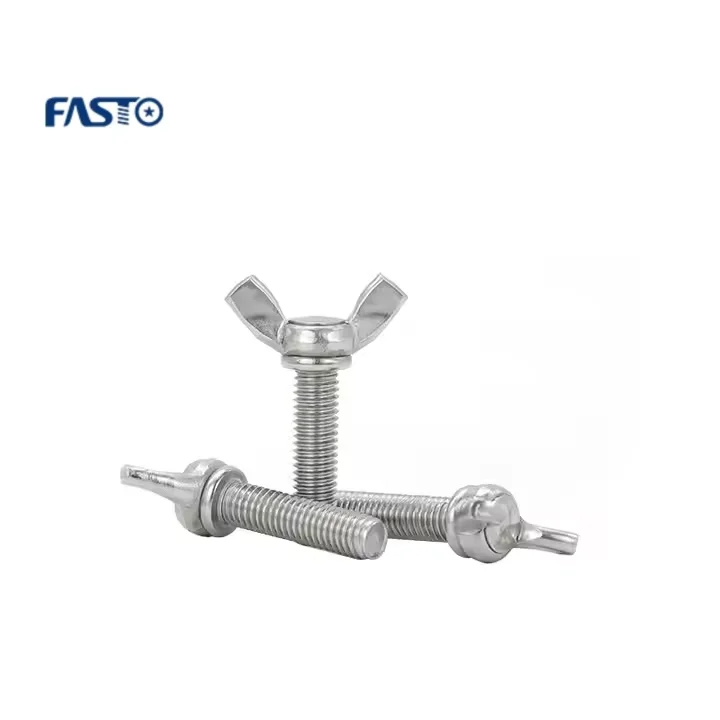 DIN318 из нержавеющей стали простой SS304 SS316 SS316L Обрезной болт и гайка