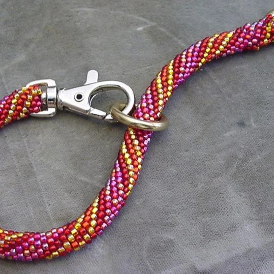 beaded dog collar