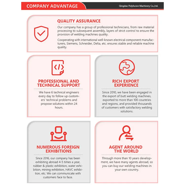 PFT40-160mm Manual Butt Fusion Welding Machine Plastic Pipe Welders PE HDPE Pipe Welding Machine