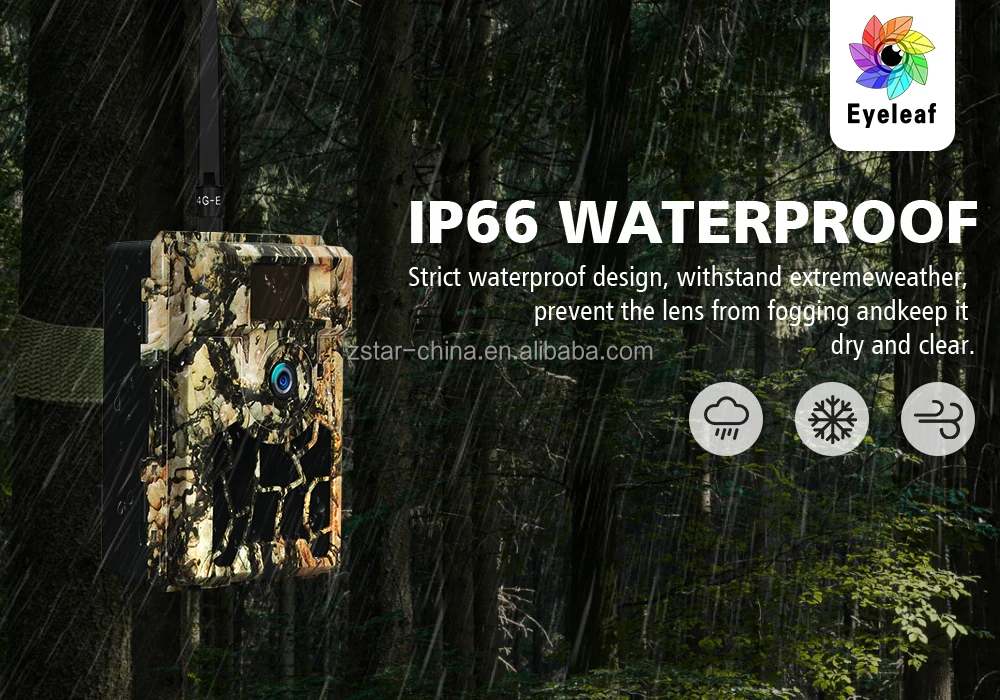 4G Solar Outdoor Wildlife Trail Camera 16MP CMOS Ip67 Waterproof Mini Hunting Camera With Live Video APP