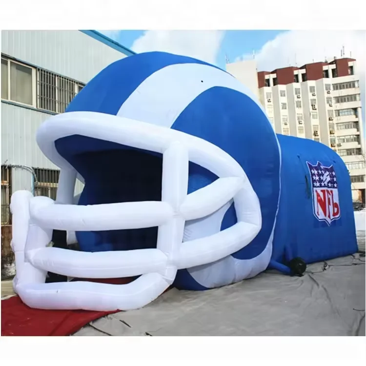Hot Sale Led Light Sports Entrance Tent White Inflatable Tunnel For Outdoor Decoration