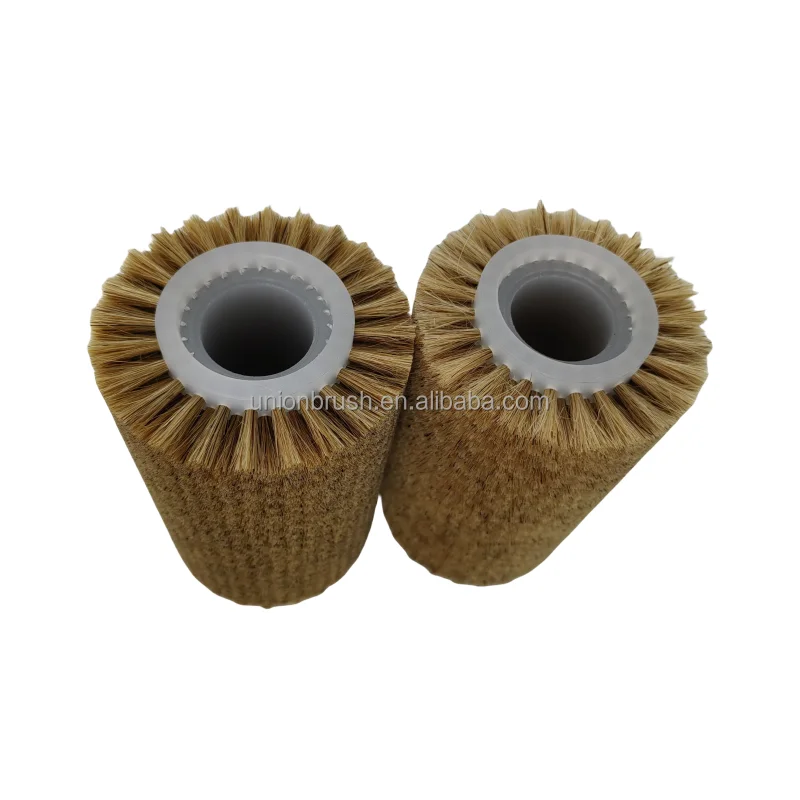 2024 Horse Hair Fruit Waxing Brush Roller for Food Handing and Cleaning