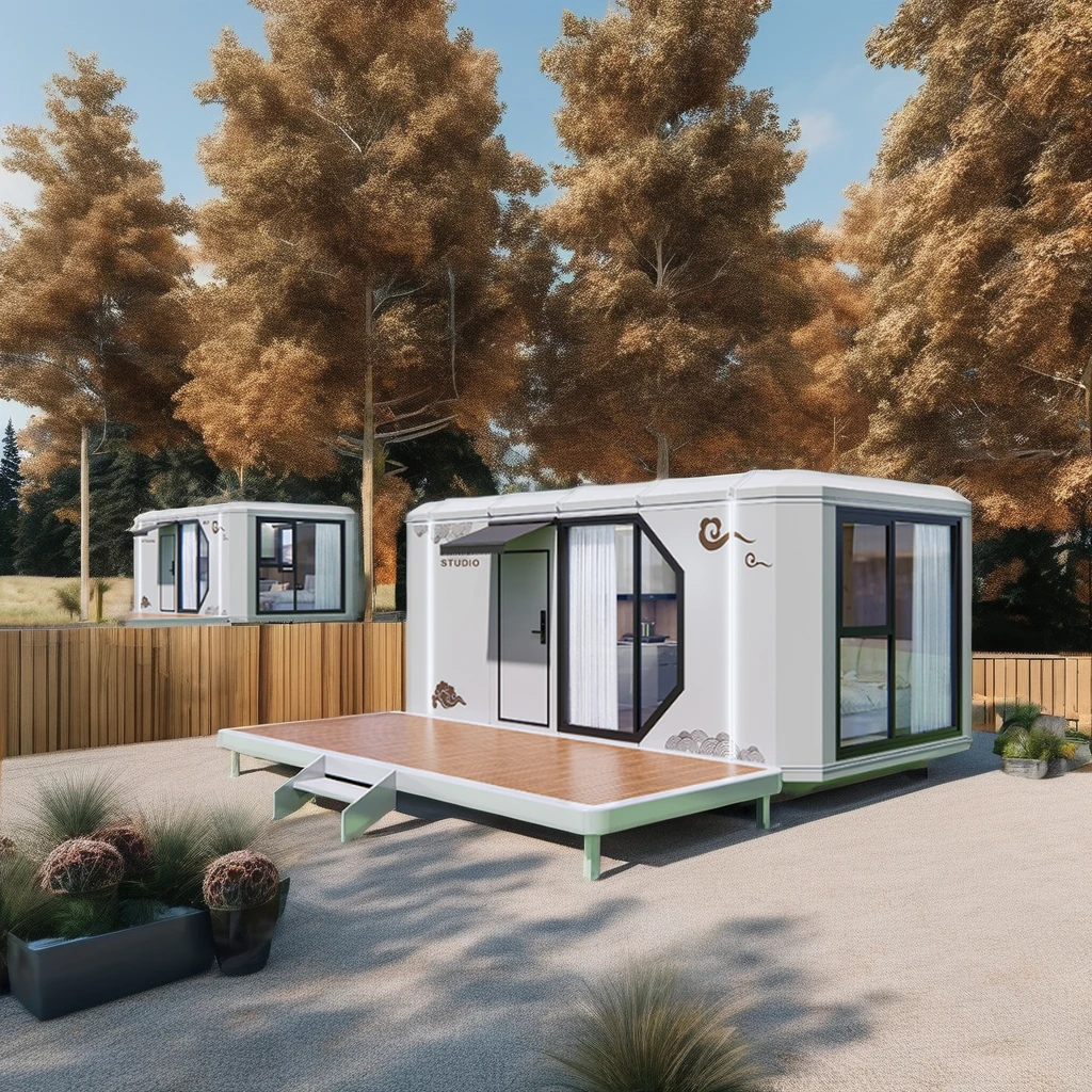 Detachable 20ft Prefab Luxury Mobile House Hotel Luxury Prefab Tiny Villa Mobile Home Manufacturers