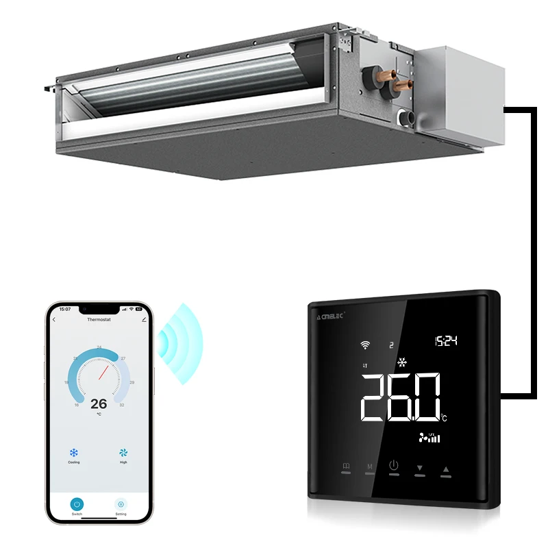 Intelligent VRV Thermostat for Fujitsu Mitsubish Smart Tuya Wifi Control for Gree Midea Work with Alexa Yandex Google
