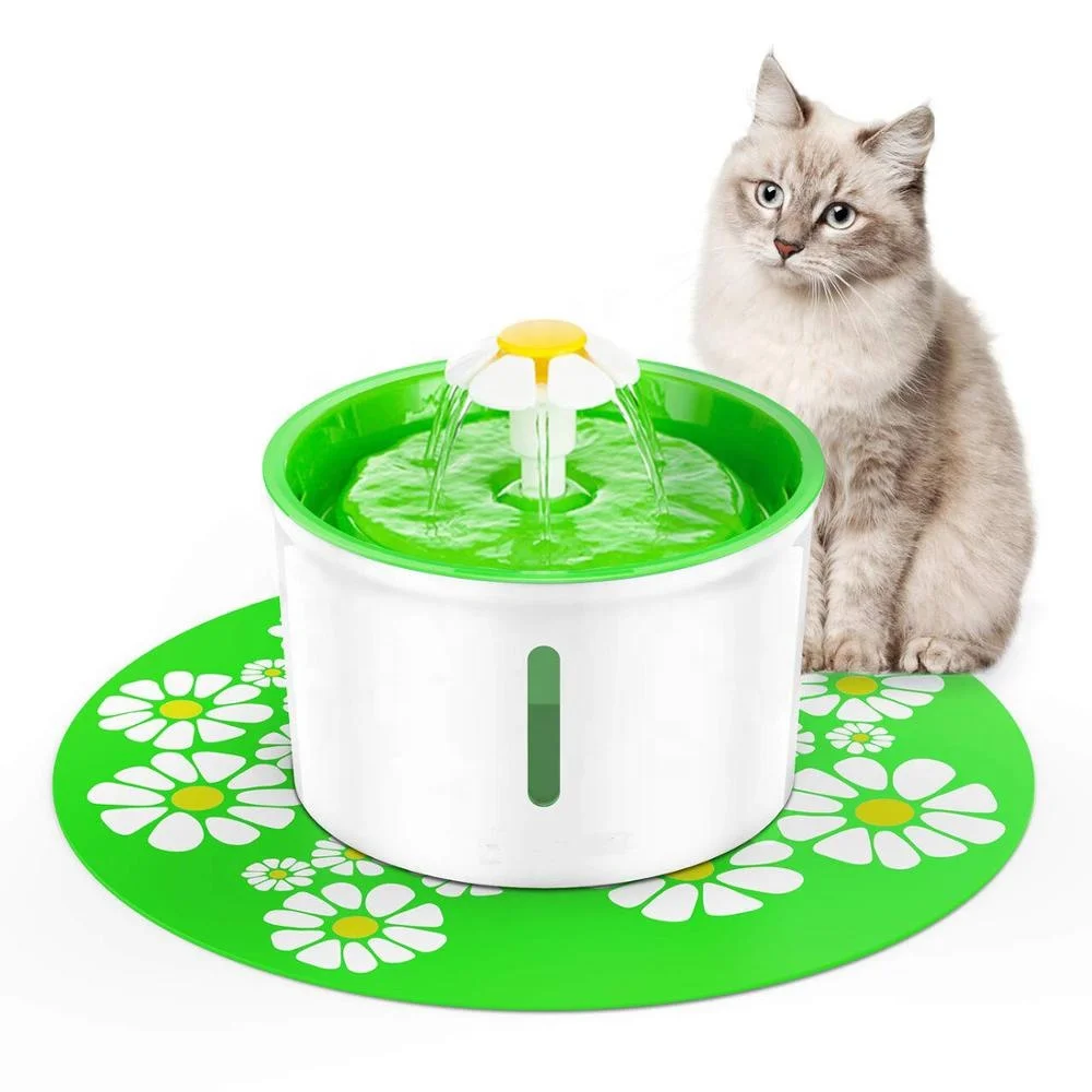 
Super Quiet Automatic Drinking Water Bowl for Cat and Dog Flower Pet Dispenser Pet Water Fountain 