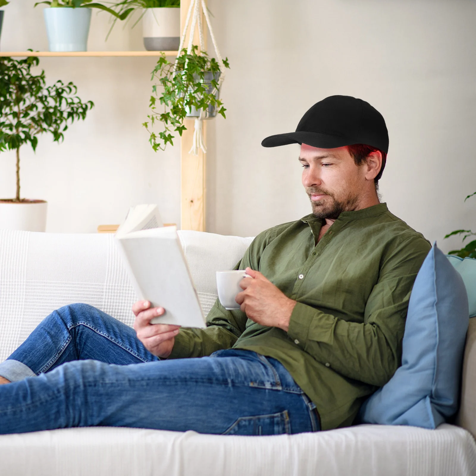 infrared hair therapy light 630nm 850nm 940nm hair  inflammation red light therapy for hair growth