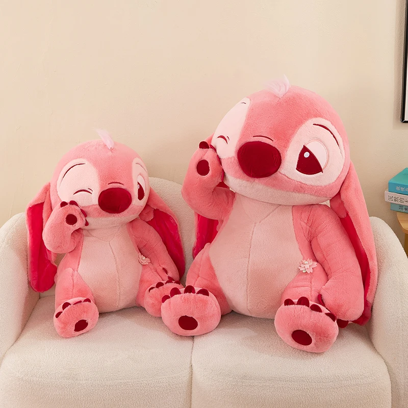 Wholesale customized pink cherry blossom Monster Stitch plush toys cartoon Monster Stitch plush toys