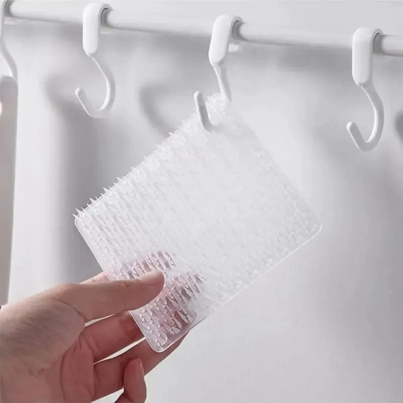 Multifunctional Food Grade Flexible Fruit Scrubber For Food Brushes Silicone Vegetable Brush  kitchen Cleaning Tools