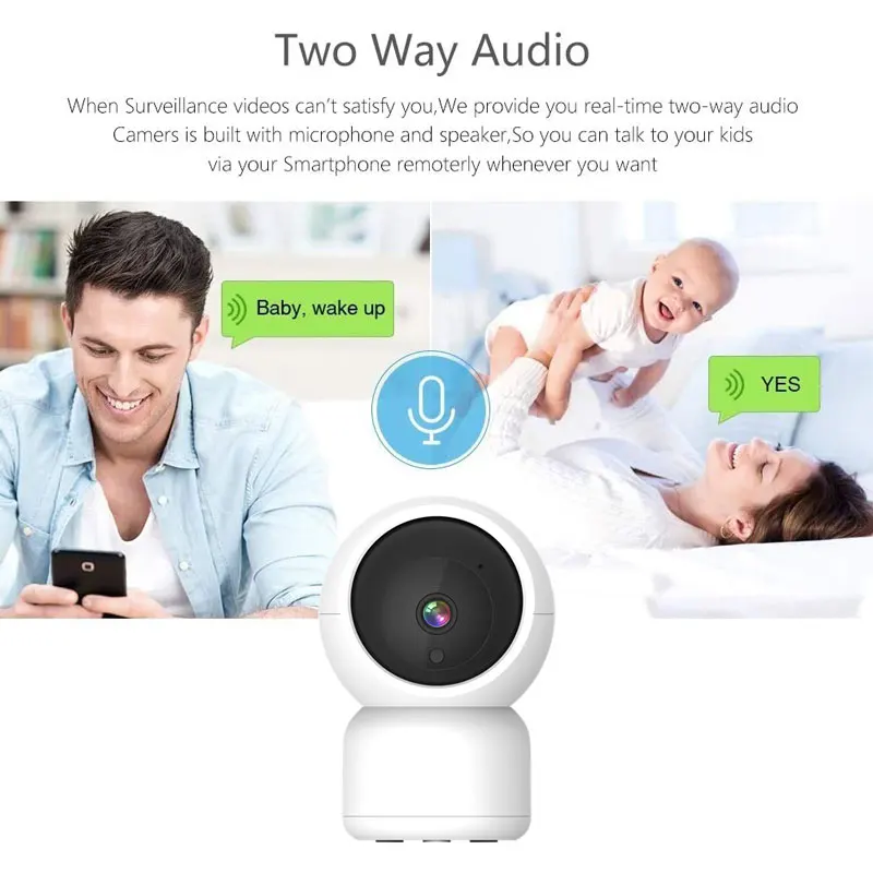1080P Tuya Smart Baby Camera Wireless Baby Monitor Camera WiFi Video Baby Monitor with Camera