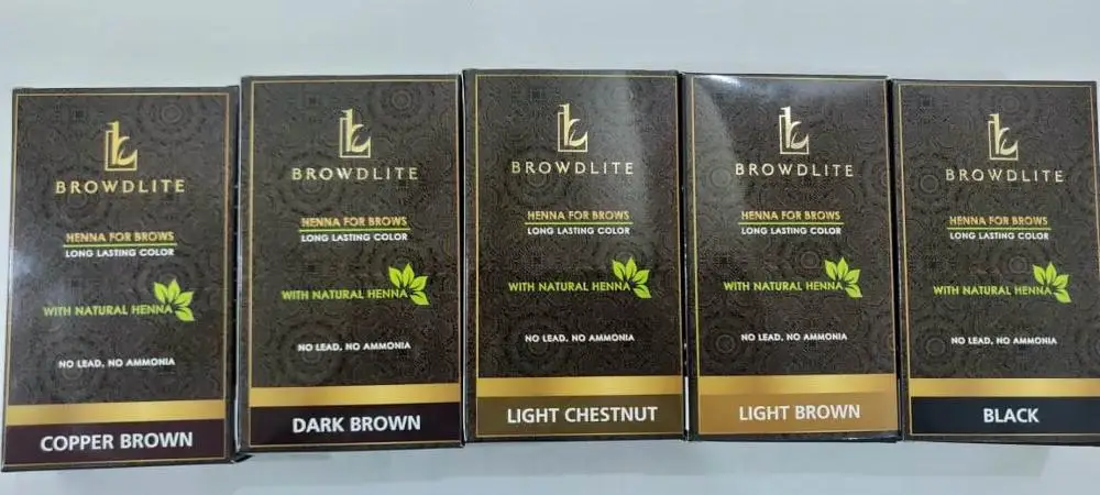 eyebrow henna kits browdlite eyebrow enhancers (new) BROWDLITE - henna for brow long & lasting color