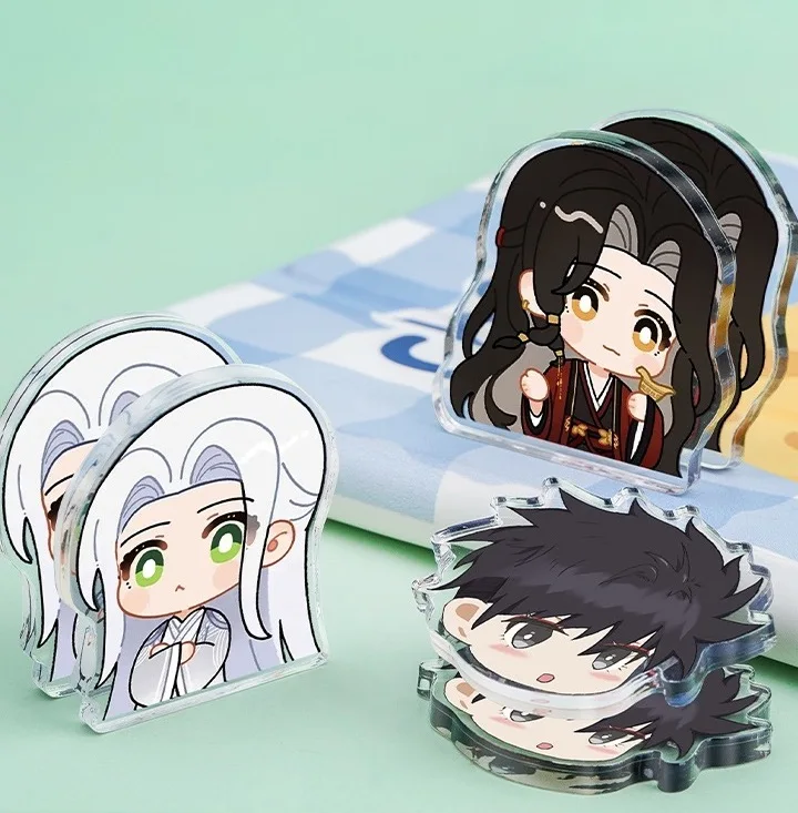 Wholesale High Quality Clear Cute Design Genshin Impact Acrylic Clips Custom Acrylic Paper Clips for Gift