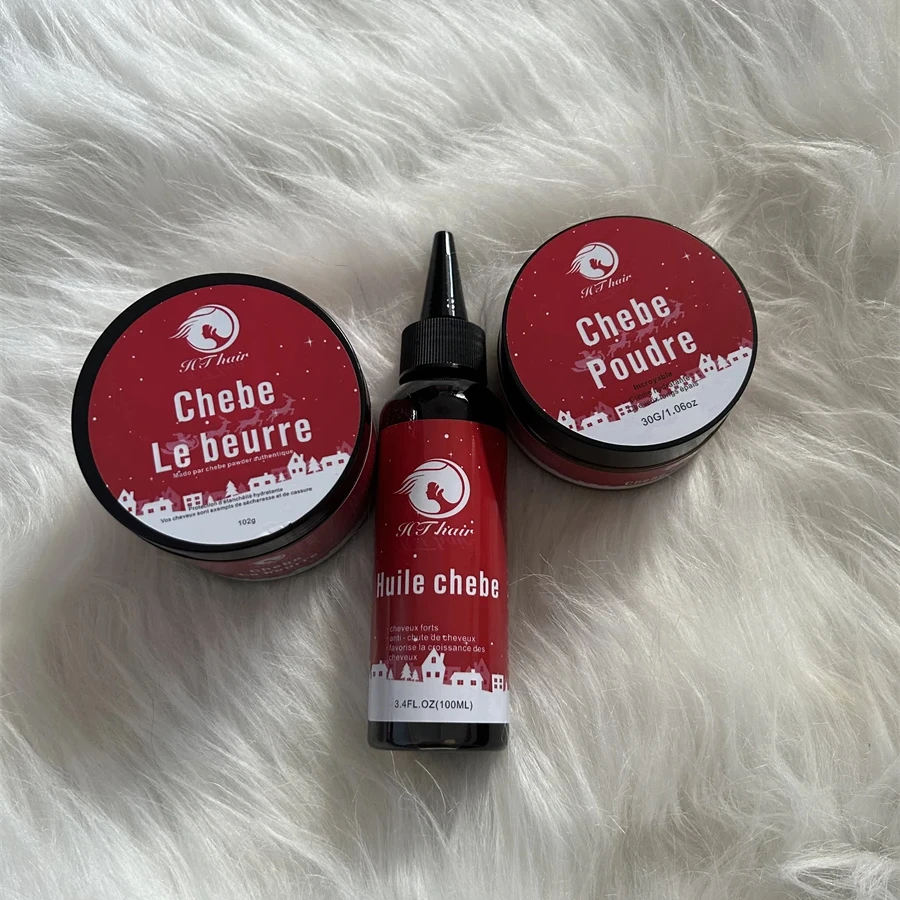 wholesale African Private Label 100% Natural Hair Care Hair Loss Treatment Promote Hair Growth Chebe Oil chebe butter and powder
