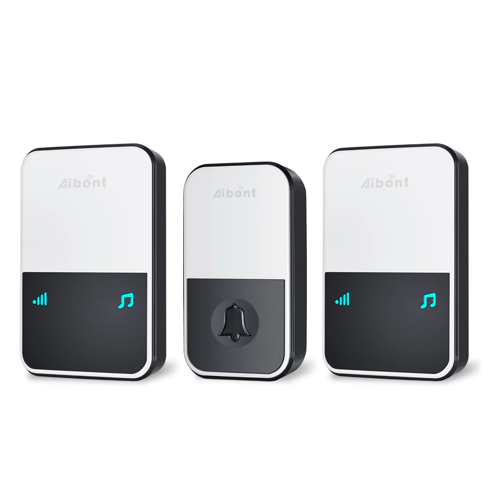 Top Quality New Battery-operated Wireless Door Bell Waterproof Cordless Doorbells