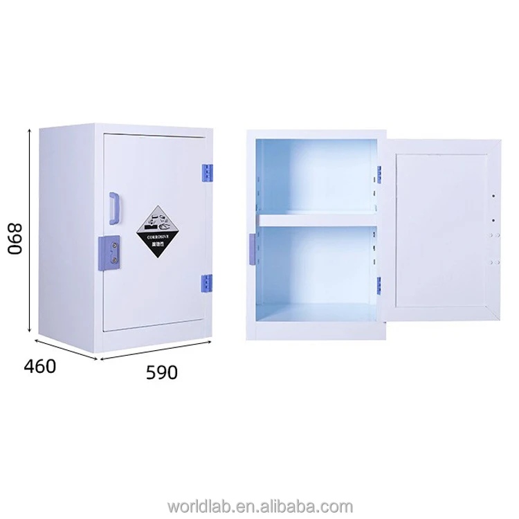 Laboratory acid and alkali resistant handcart, PP drug and chemical storage cabinet, PP chemical reagent receiving vehicle