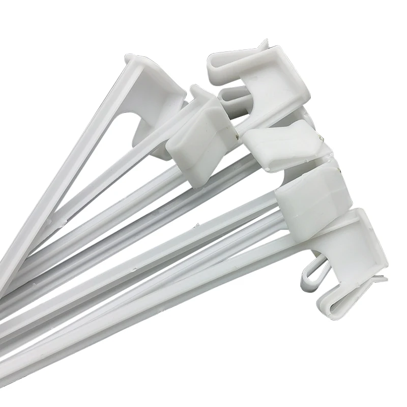 100pcs/lot 43cm Clip-on Hand Waving Flagpole Plastic Polyester Truck Window Car Flag Pole