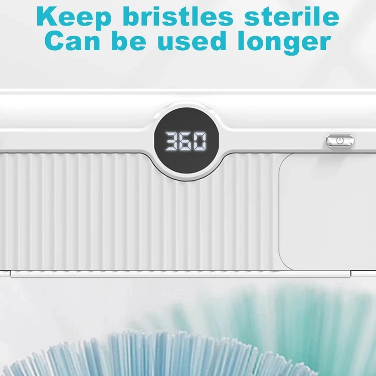 LULA Portable Wall Mounted UV Toothbrush Razor Holder Disinfection Case Toothbrush Sterilizer