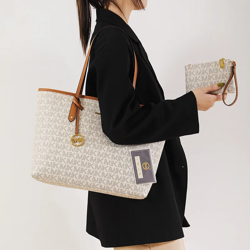 2024 New FJNIns hot sale Autumn and winter high quality vintage print Tote bag Large capacity mother travel shoulder bag handbag