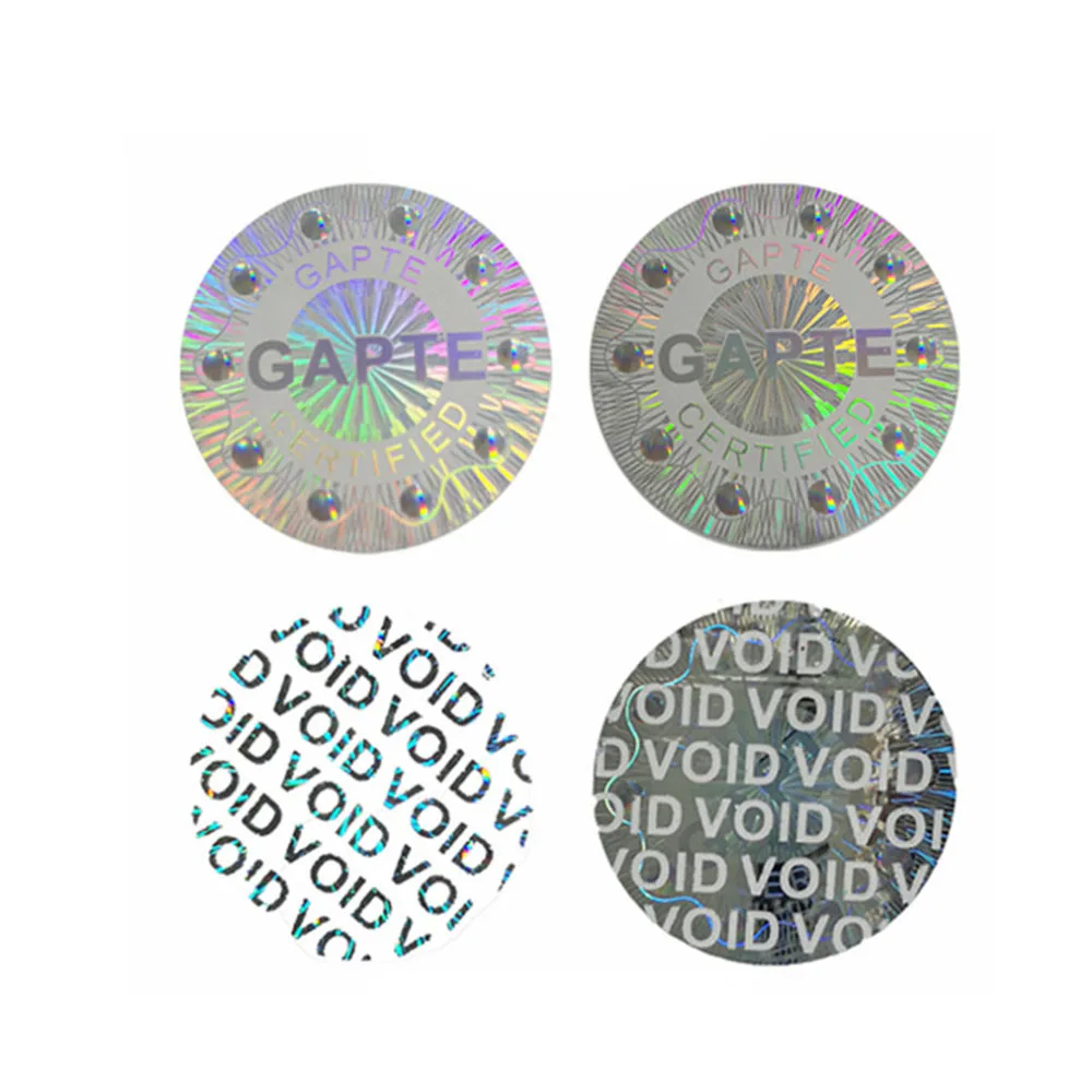 Custom new trends laser holographic sticker anti-counterfeiting label for high-end products