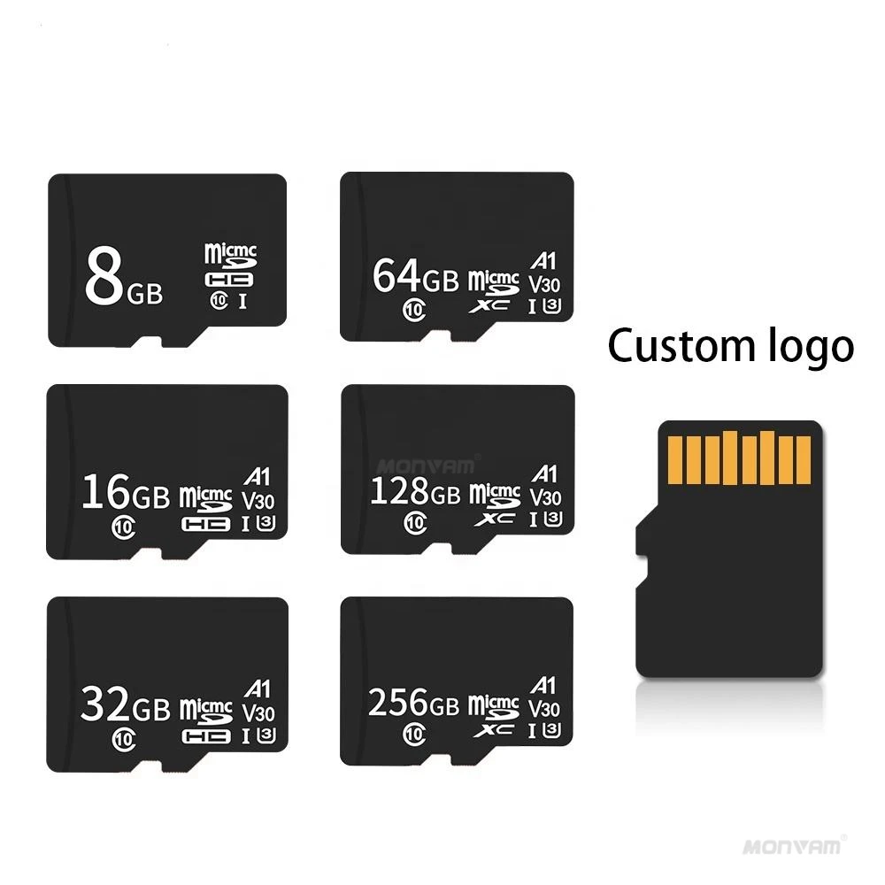 Orginal 4gb 8gb 16gb 32gb 64gb 128gb 256gb 512gb 1tb 4 8 16 32 64 128 256 512 Gb 1tb Tf Flash Memory Card With Custom Logo