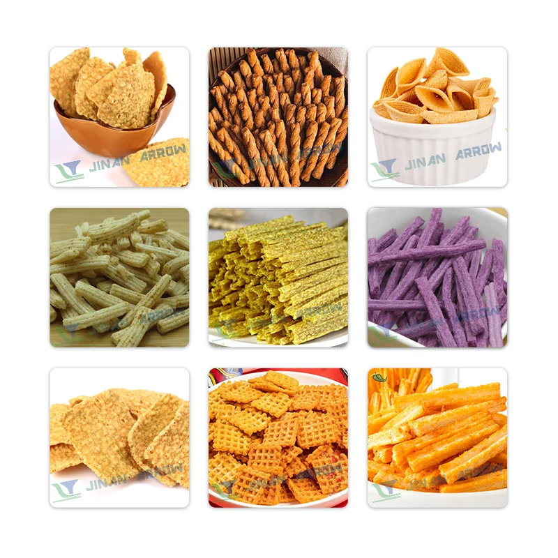 Best Selling Fried Dough Twist Machine Puff Corn Snack Maker Machine