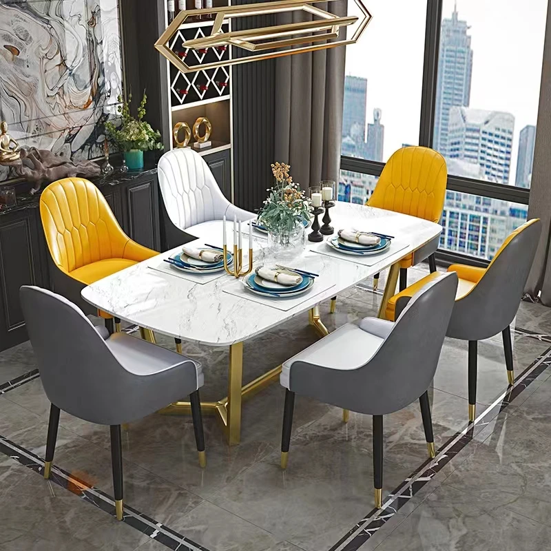 China Home Furniture Luxury Comtempary Marble Dining Table