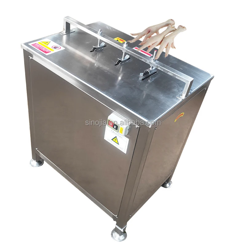 Industrial Use Chicken Feet Deboning Machine / Chicken Feet Cutter / Chicken Feet Slitting Machine