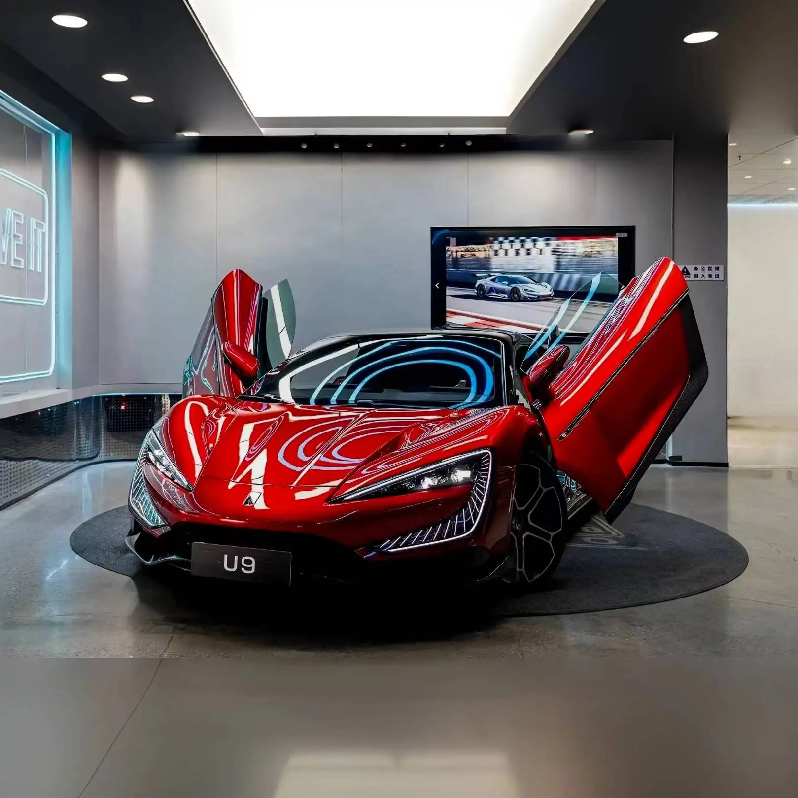 Deposit 2024 byd yangwang u9 sports ev car luxury supercar pure electric sedan 4wd super car new energy vehicles byd yangwang u9