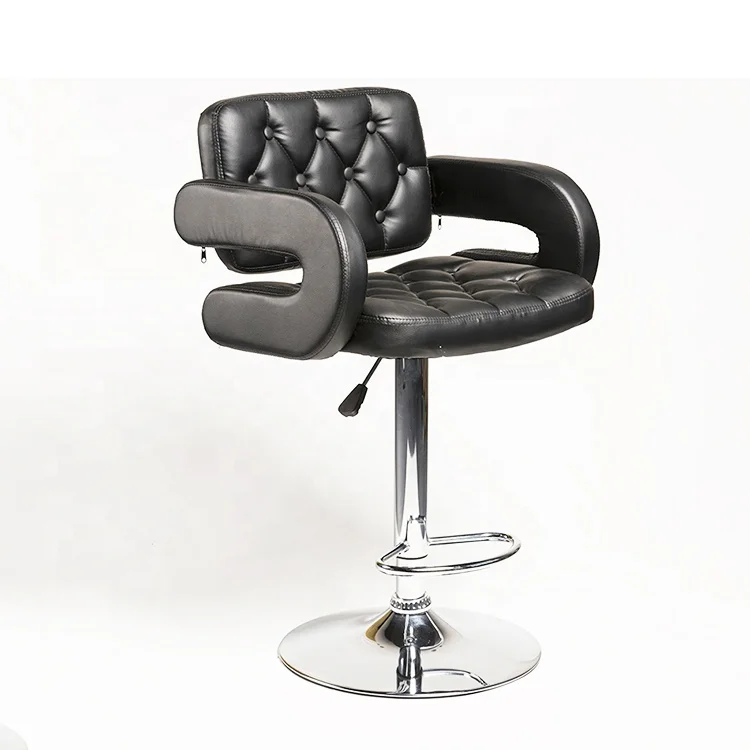 High Quality PU Bar Stool Of Gas lift And 360 Degree Swivel PU bar stool