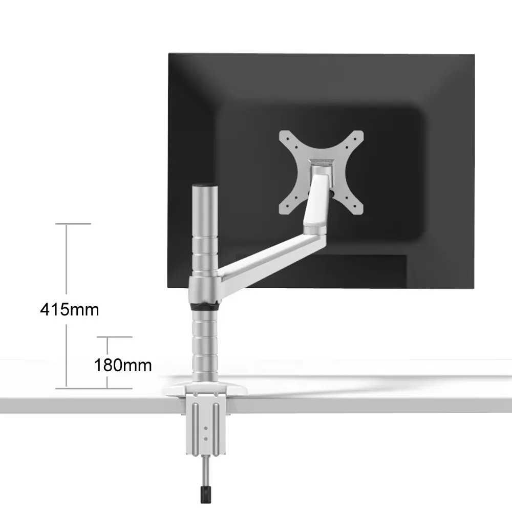 2024 tablet stand Aluminum alloy office desktop bracket Clamping and lifting table tablet phone holder