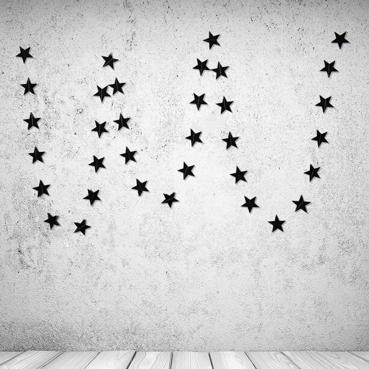 4M Star Glitter Paper Garland Wedding Party Decorations String Favors