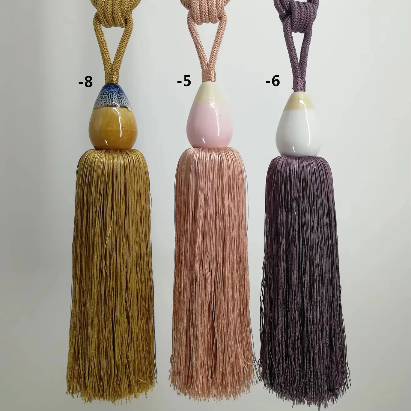 Factory Direct Stylish Curtain Tassel Trim Edge Home Decoration Curtain Accessories