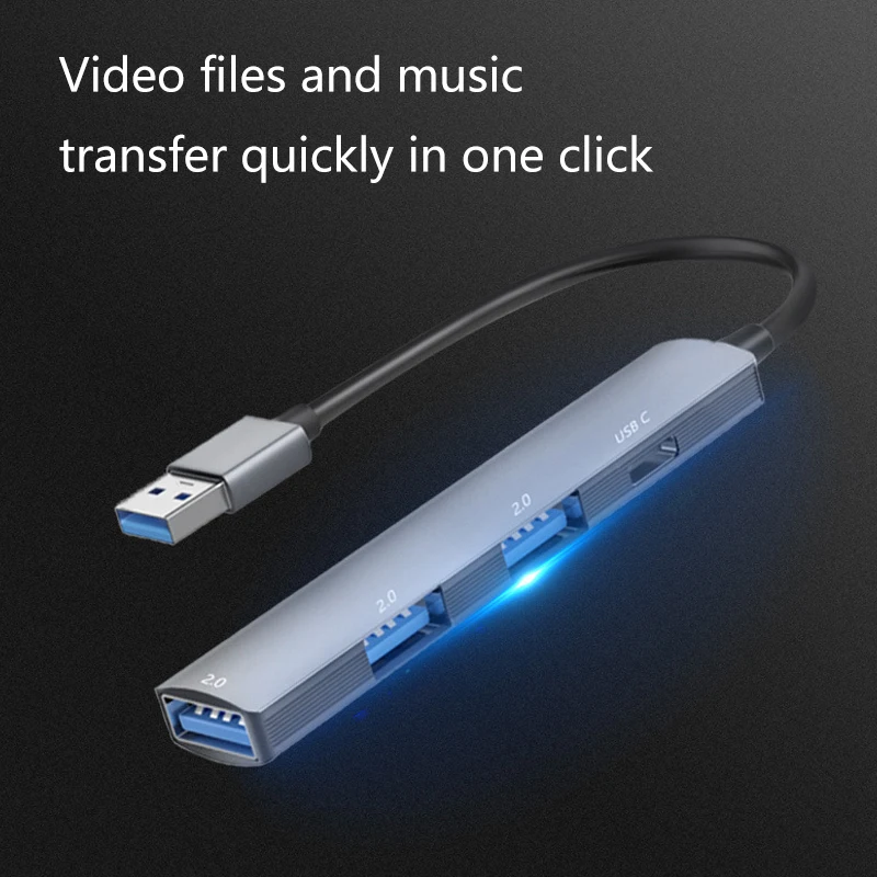 Кабель с разъемом типа C USB 2 0 концентратор 4 в 1 мульти разветвитель адаптер TF Card Reader слот для Macbook Pro 13 15 Air ПК Компьютерные аксессуары
