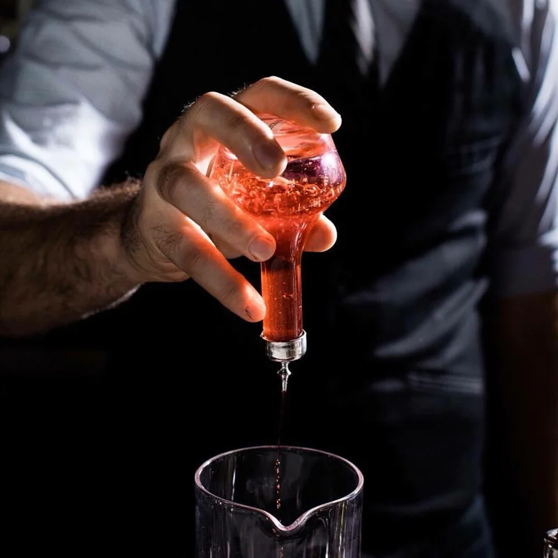 Custom Bar Gathering Japanese-style Absinthe Bottle Medicine Wine Bitters Glass Bitter Bottle