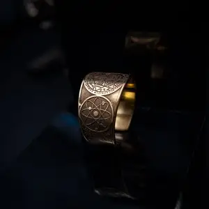 925 sterling silver Seal of the Seven Archangels Secret of Universe Ring solomon kabbalah amulet talisman